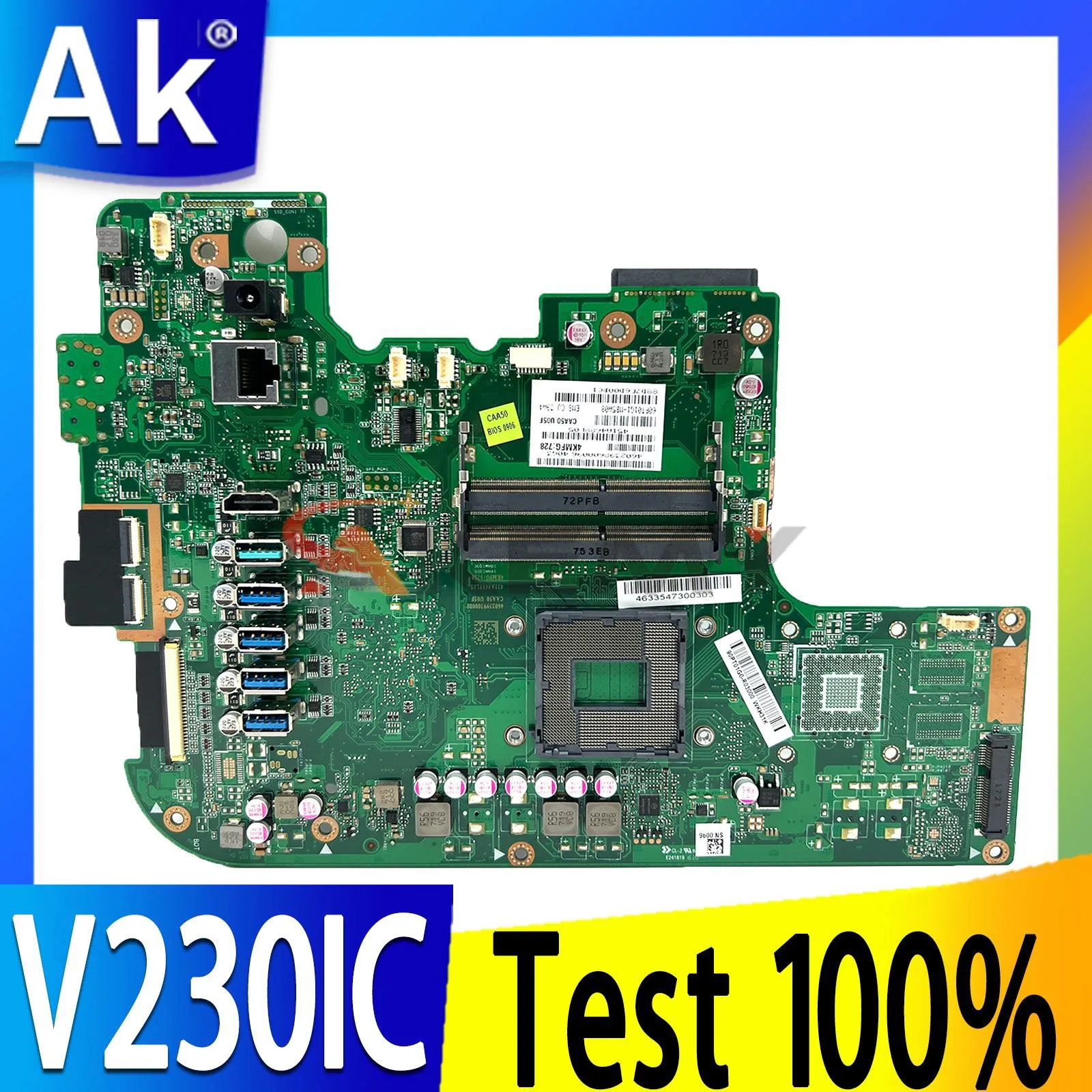 

Shenzhen V230IC Mainboard REV:4.0 For ASUS V230IC V230I All-in-one Motherboard Integrated DDR4 100% Test OK Send