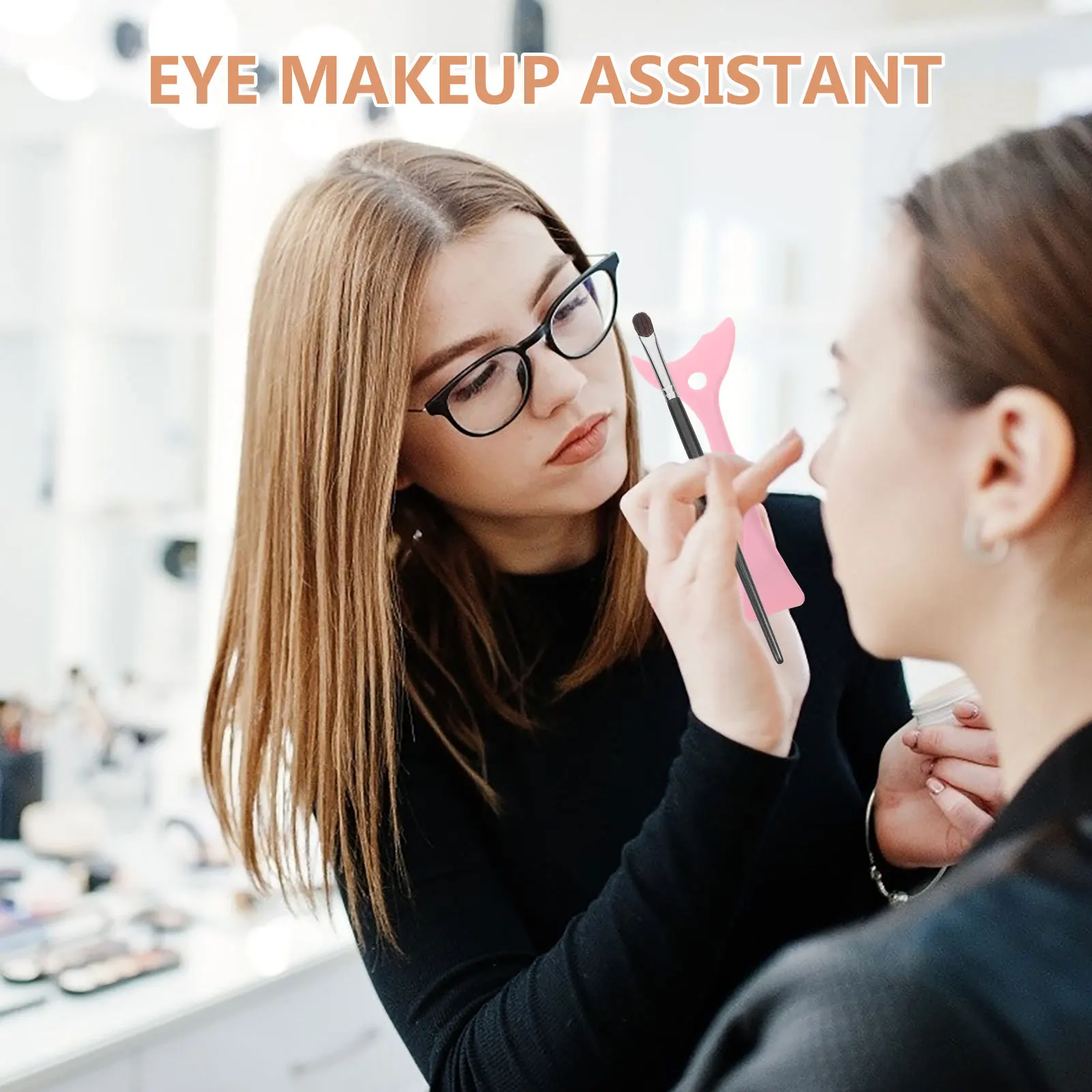 4 قطعة مساعد ماكياج العين سيليكون الإستنسل كحل أداة وظائف متعددة لدليل ماكياج الجناح عين القط الدقيق #5