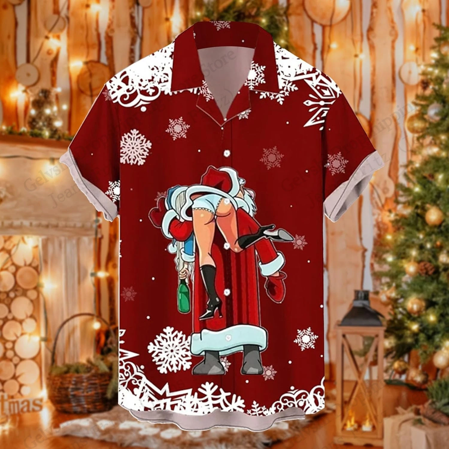 

Рождественская рубашка с забавным Санта-Клаусом, рубашка с 3d принтом для мужчин и женщин, модная повседневная рубашка с коротким рукавом для дыхания, вечерние рубашки, рождественская блузка Hombre