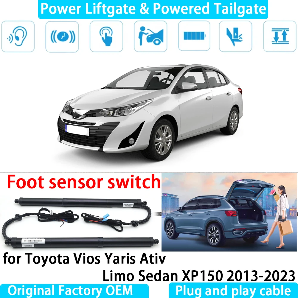 

for Toyota Vios Yaris Ativ Limo Sedan XP150 Automatic Electric Power Liftgate Powered Tailgate Strut Tail Gate Lift System