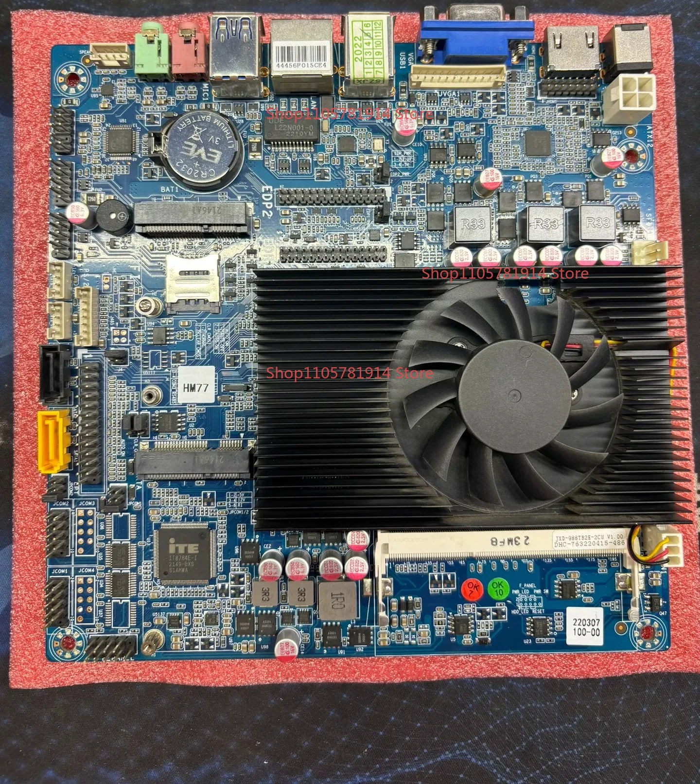 For JXD-988TB2E Industrial Control Computer (HM77) Main Board, I3-2350M CPU, Dual Edp Main Board