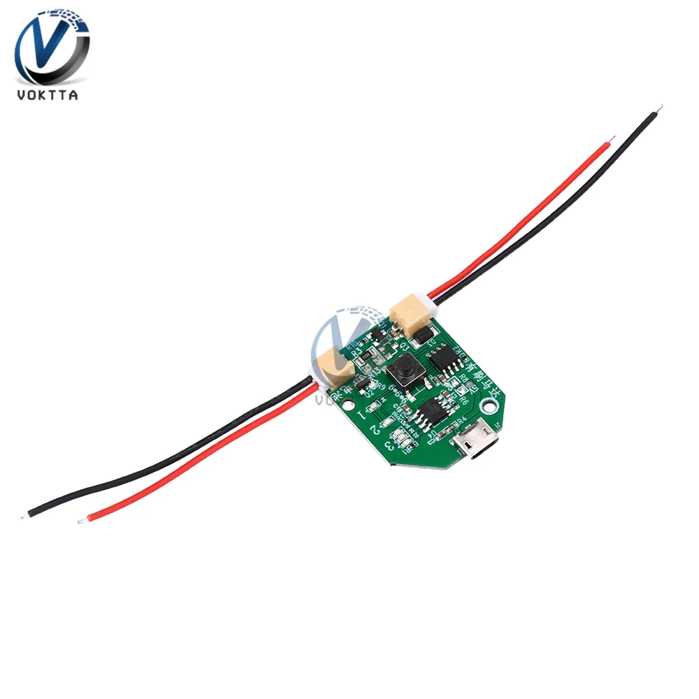 3.7V Fan Motor Speed Controller Board USB Rechargeable Small Fan Circuit Control Board Electrical Equipment Governor Module