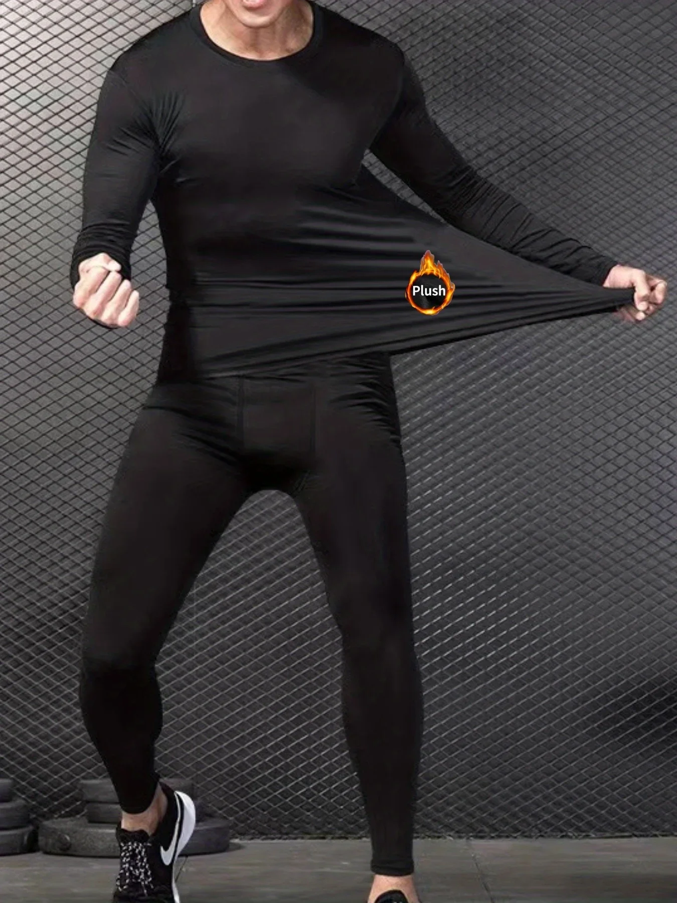 

Fitness clothes, tight-fitting clothes, men's sports underwear sets, running, cycling, high-elasticity training suits