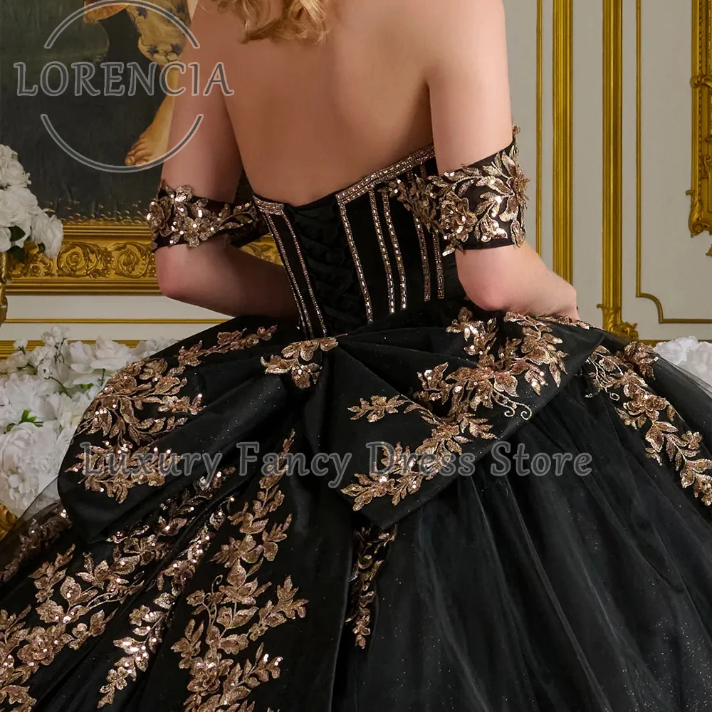 Magnífico apliques quinceanera vestidos para menina fora do ombro vestidos de baile doce 16 aniversário personalizado vestidos de 15 anos 2025