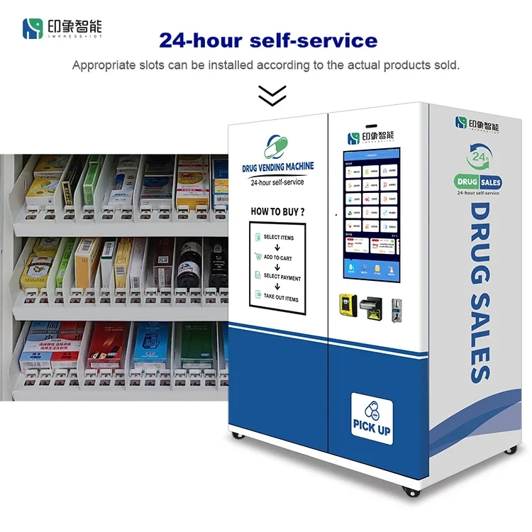 IMT 24 hours Automatic Coin Operated Vending Machine Pharmacy And  Vending Machine For pharmacy