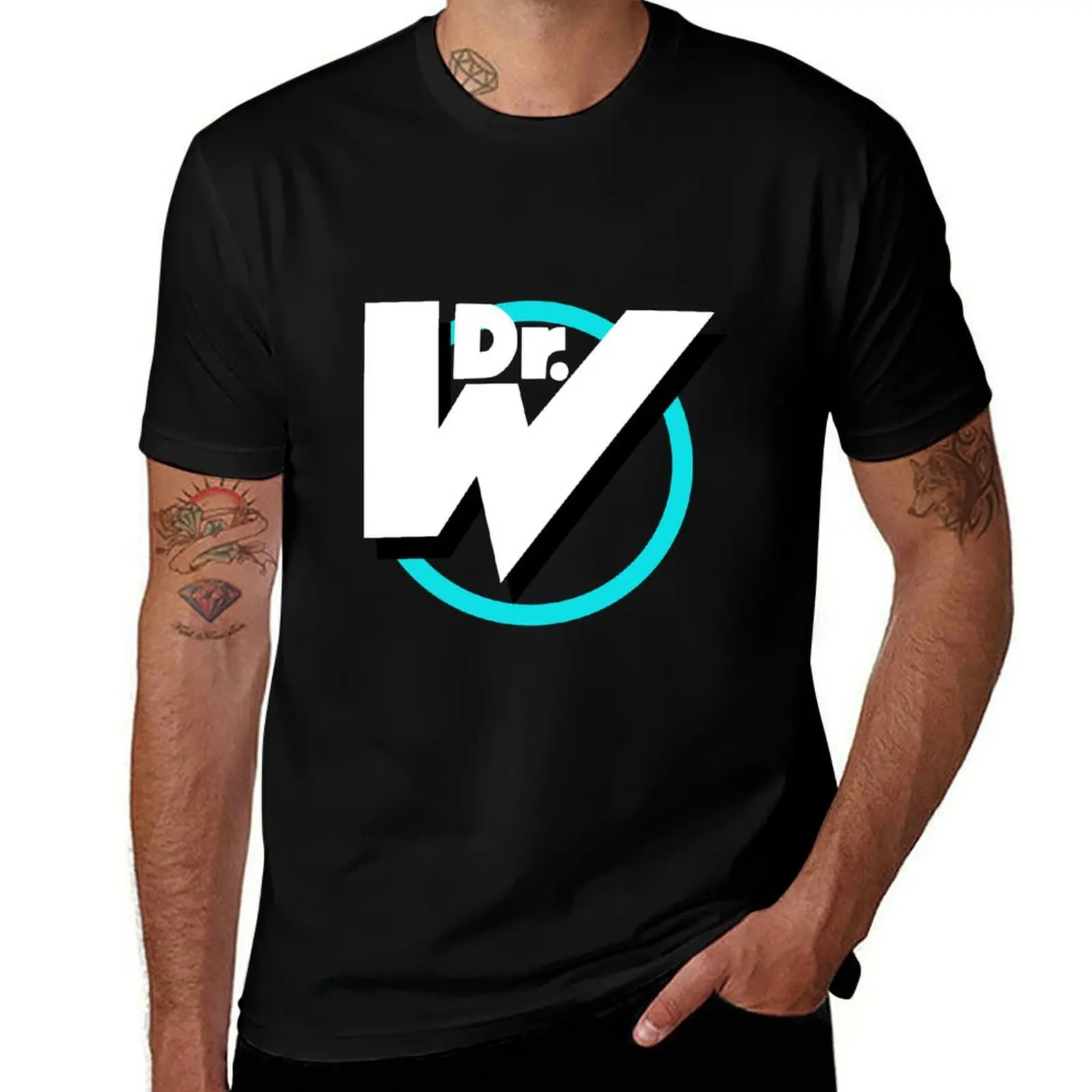 

Dr. Wily Logo T-Shirt man t shirt heavy cotton cotton tshirt 100%