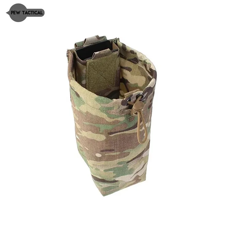 

PEW TACTICAL Waist MOLLE Dump Pouch Single 5.56 Quick Pull Combined Recycling Bag for Belt