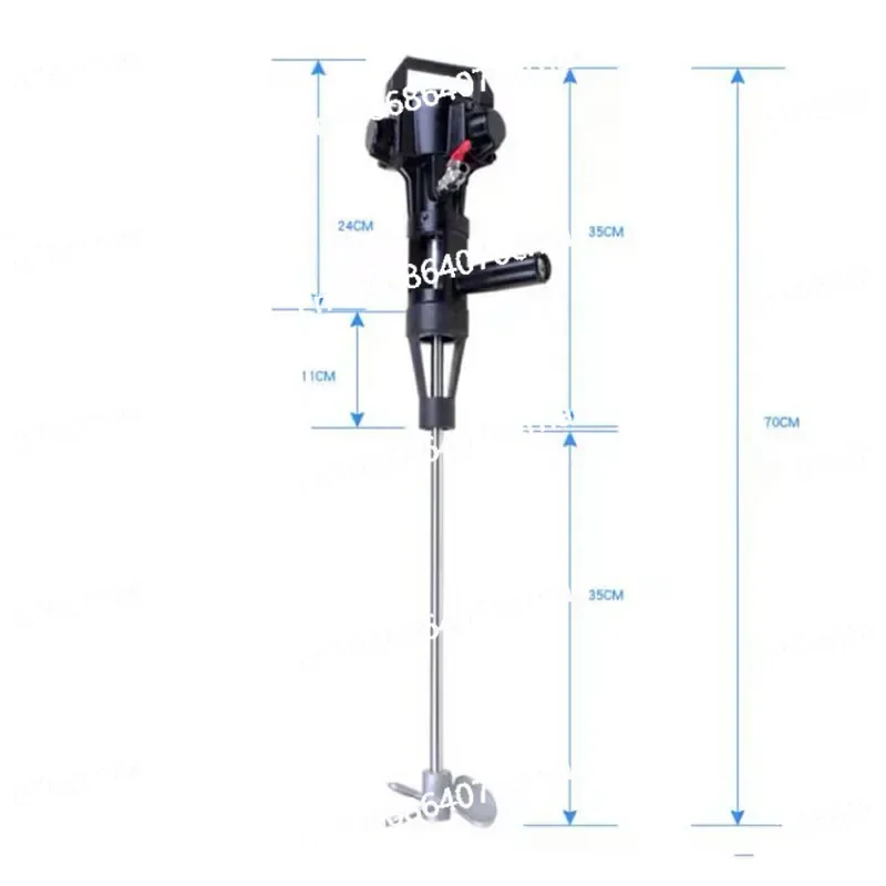 5 Gallons Pneumatic Mixer, Industrial Lifting Hand-held Mixer, Paint, Ink, Glue, Paint, Stepless Speed Regulation, High Speed