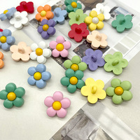 Mix 20pcs Cute Colored Flower Plastic Buttons For Clothing Children's Sweaters Decor Button Needlework DIY Sewing Accessories