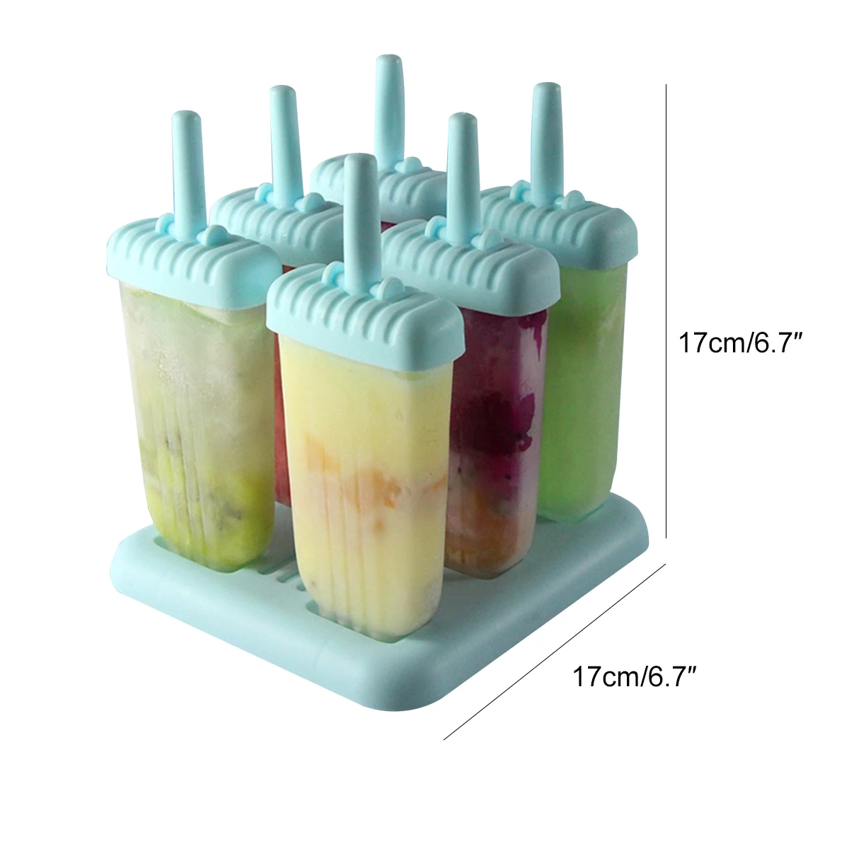 

Ice Cream Popsicle Mold DIY Ice Cream Machine Homemade Ice Box with Plastic Stick Ice-lolly Mold Ice Cube Tray Kitchen Gadgets