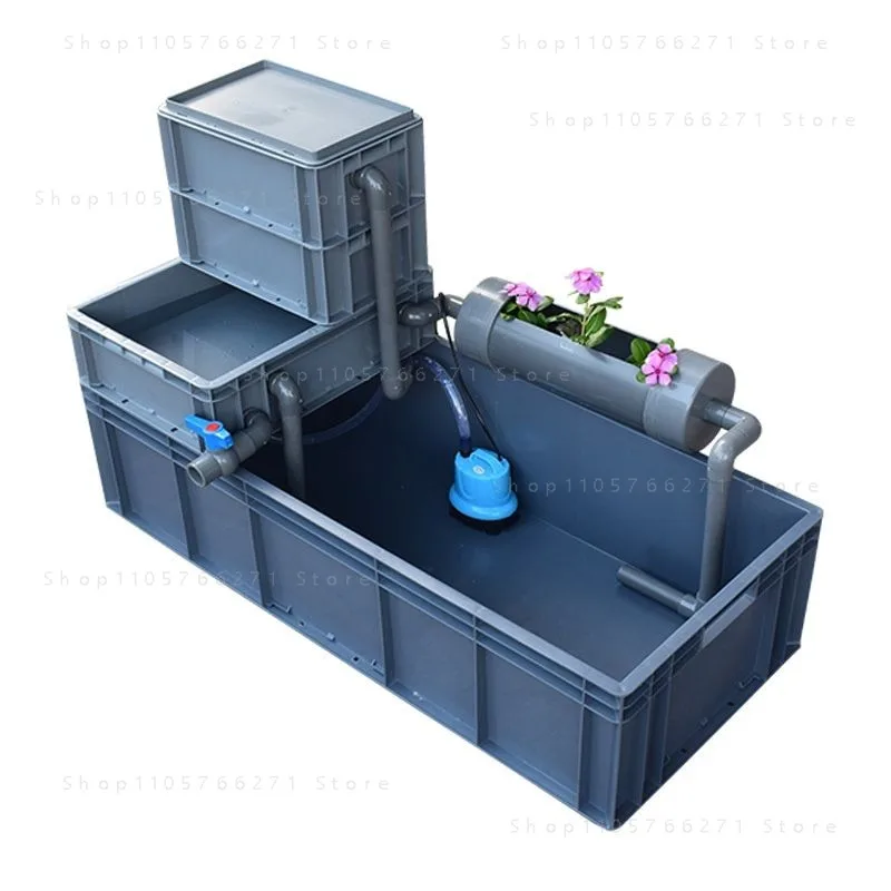 DIY Swamp Filter Ecological Tank Turtle Amphibious Breeding Pot
