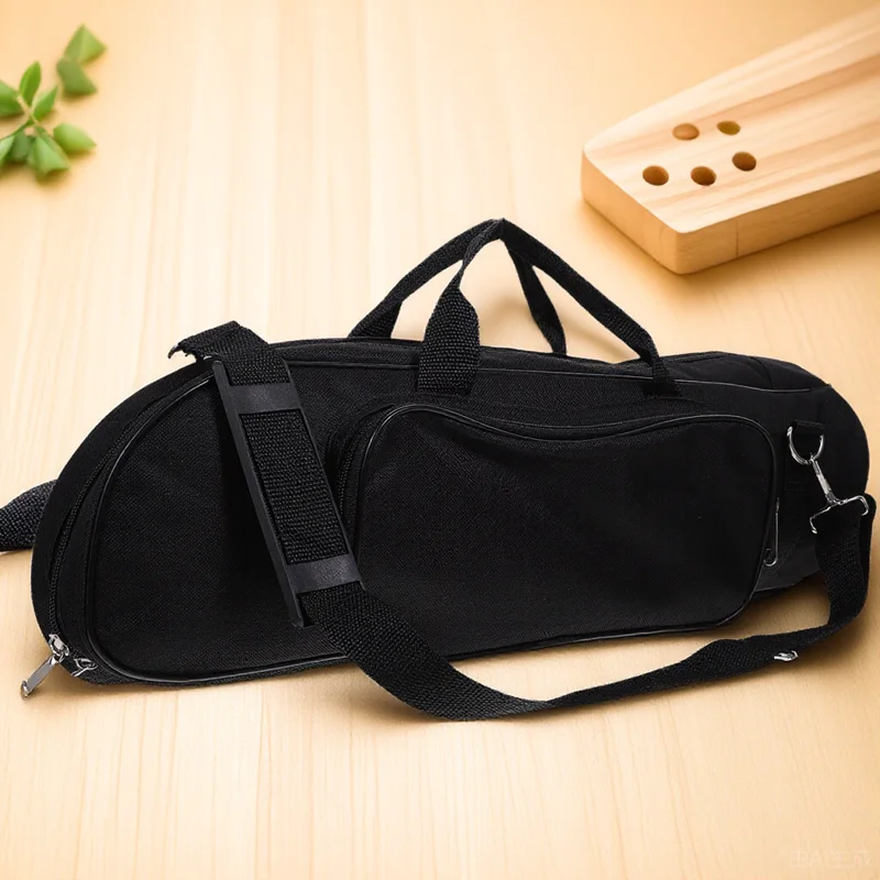 

Stylish Portable Oxford Cloth Trumpet Case Shockproof Carrying Gig Bag Black Durable Water-Resistant Impact Protection For