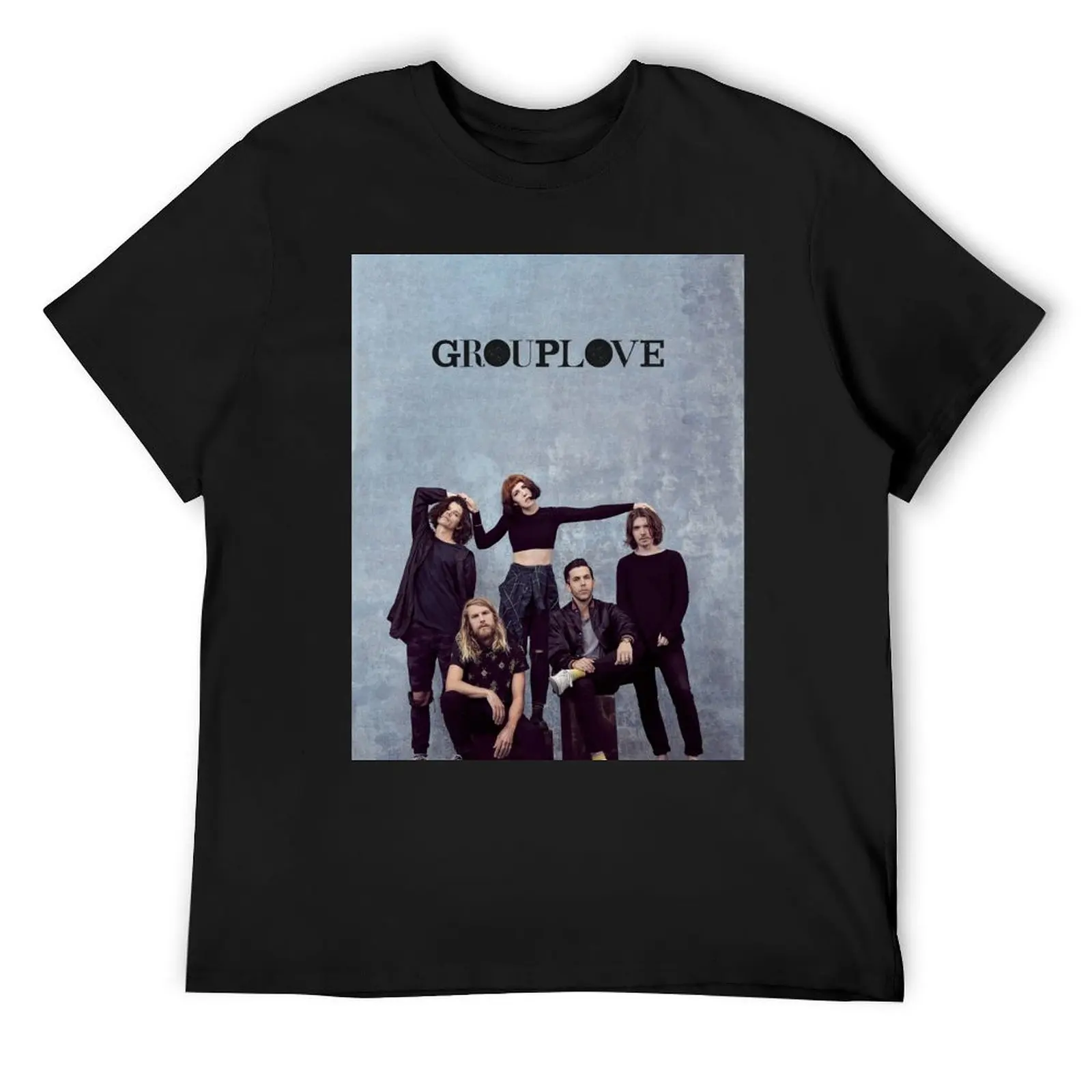 

Футболка GROUPLOVE Мужская футболка заготовки дизайнерские рубашки мужская дизайнерская футболка