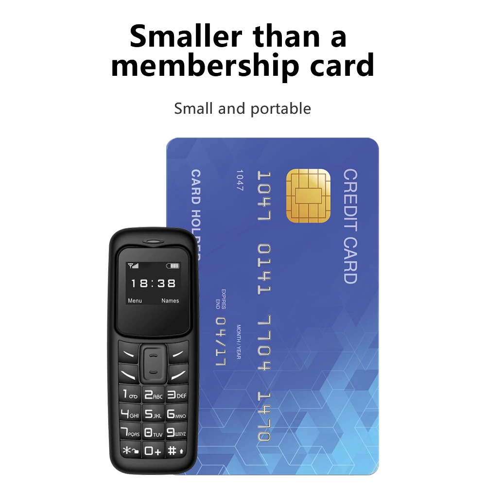 سيرفو 2G هاتف محمول صغير بلوتوث الطلب ماجيك صوت القائمة السوداء منخفضة الإشعاع سماعة رأس بخاصية البلوتوث هاتف محمول صغير متعدد اللغات