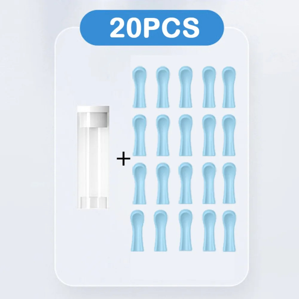 

New Silicone Ear Spoon Sleeves Non-slip Replacement Ear Wax Picker Cover Blue Durable Ear Wax Removal Tips Ear Cleaning Tools