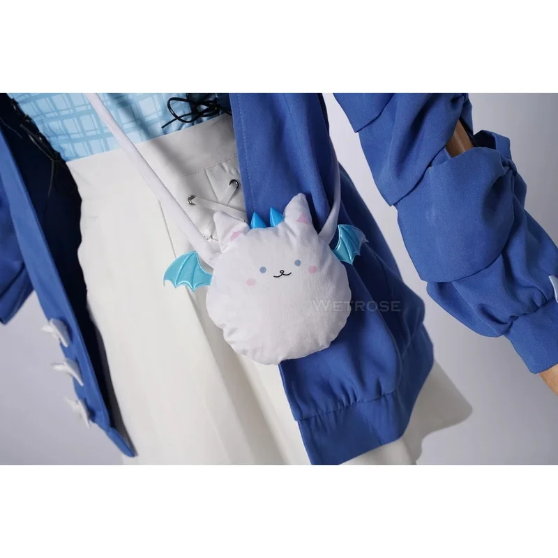 [Wetrose] متوفر في المخزون Fuwa Fuwawa Abyssgard أزياء تنكرية فستان يومي Hololive Holo Vtuber EN ملابس غير رسمية معطف عباءة