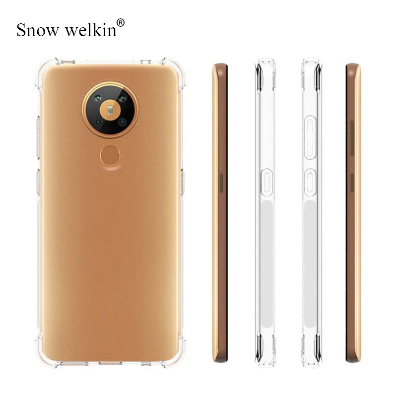 For Nokia 2.3 1.3 8.3 Case Airbags Buffer Full Protection Case For Nokia 5.3 2.2 3.2 4.2 6.2 7.2 Case Clear Soft TPU Back Cover