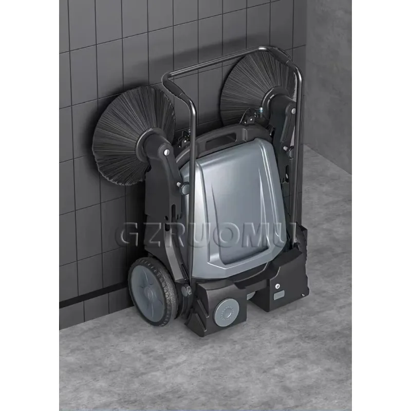 Push Floor Sweeper Double Side Brush Design Outdoor Indoor Dust Leaves Garbage Cleaning For Community Sanitation(Customized)