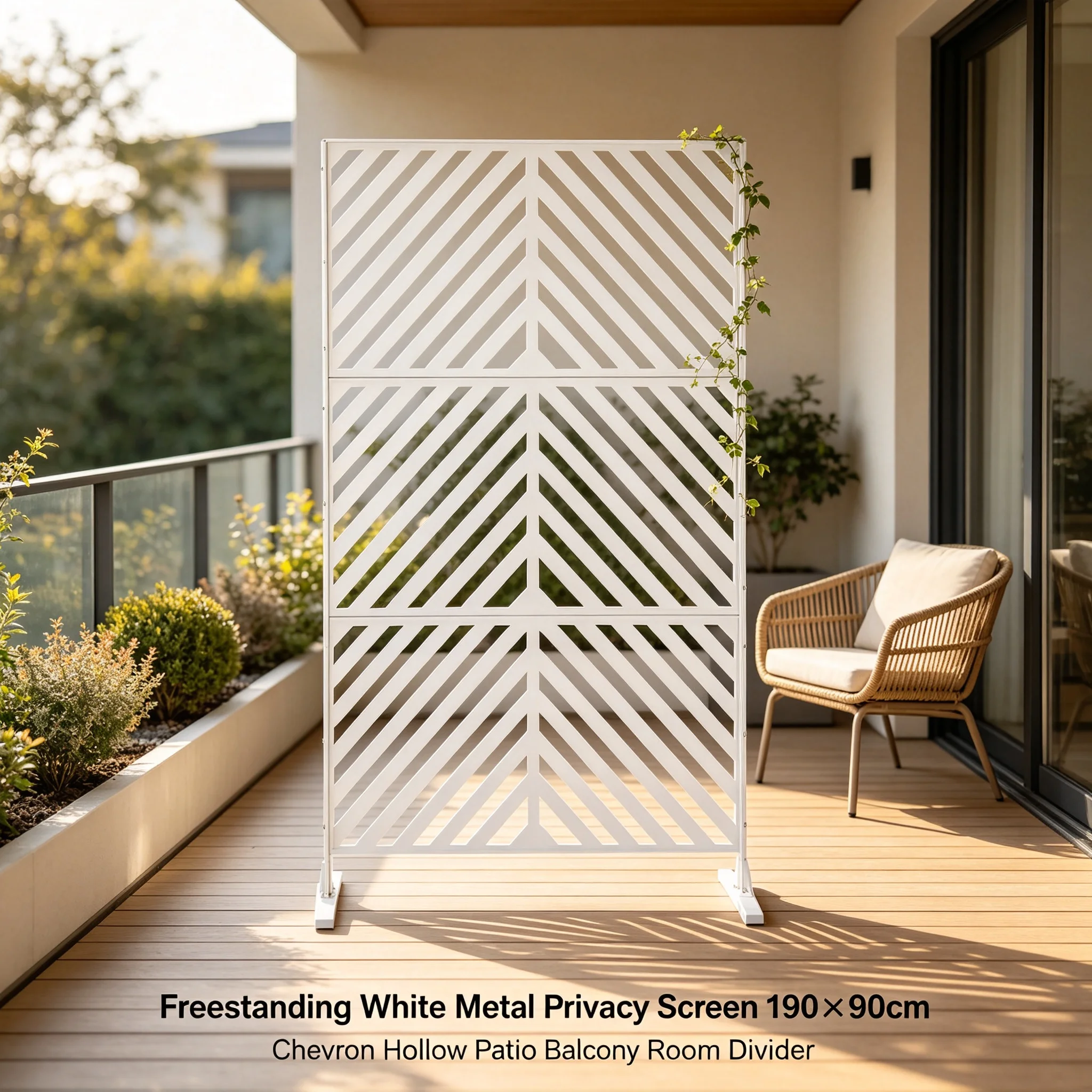 Panel Line Marker - Decorative Privacy Screen with Stand 74.8