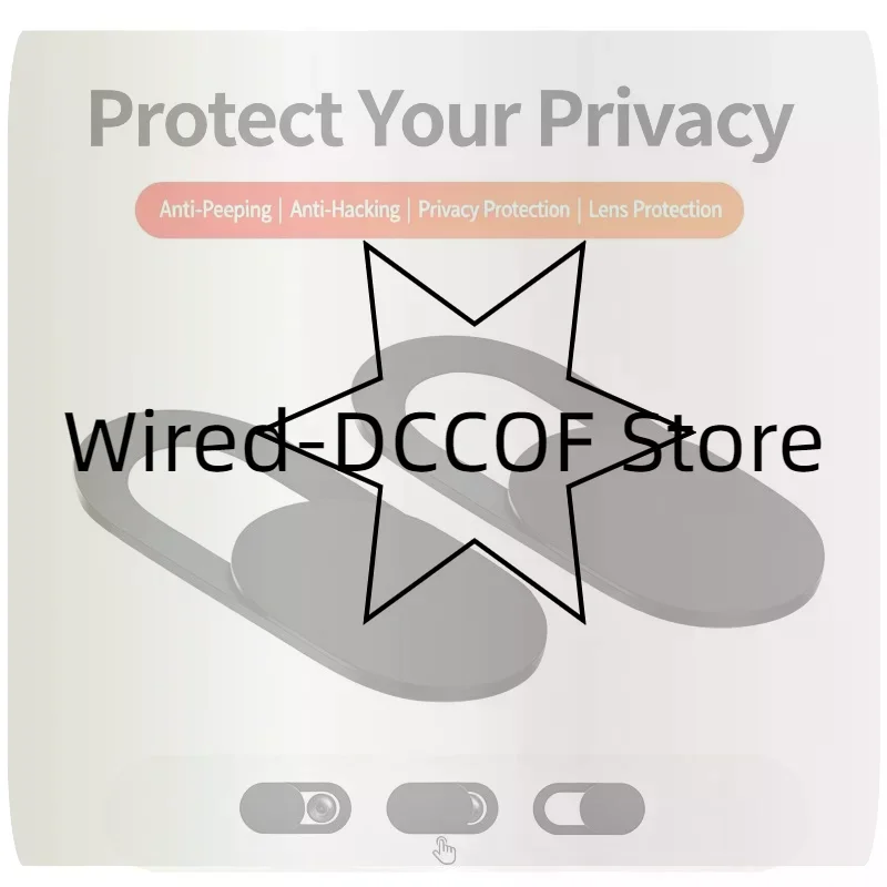 Laptop Camera Privacy Cover Webcam Cover Shutter Adhesive Slider For Tablet Web Pc Camera Mobile Phone Lens Privacy Sticker