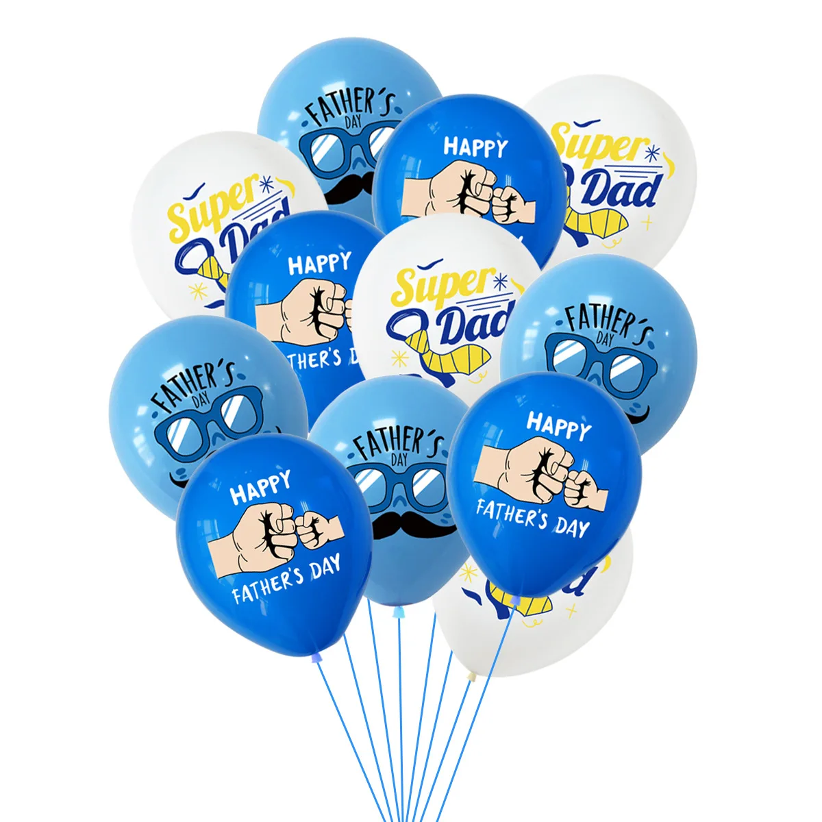 10 teile/satz 12 zoll Glücklich Vatertag Glückliche Mütter Latex Ballon Beste Papa Mama Party Dekorationen ICH Liebe Papa gedruckt Ballons Geschenk