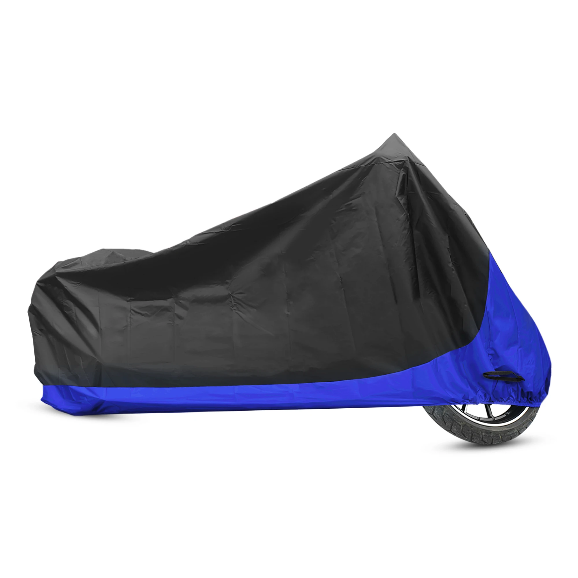 Motoforti 210D L-XXXL 2 in 1 Motorcycle Cover Motorbike Cover All Season Universal Waterproof Outdoor Rain Dust Sun Protection