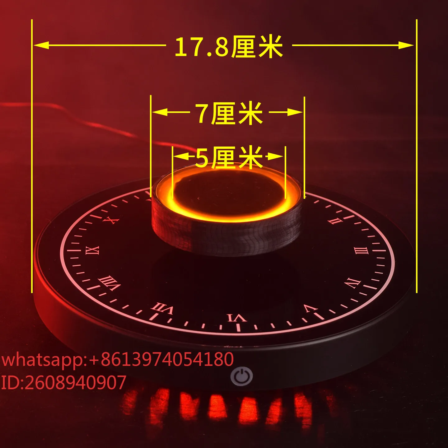 Suitable for Mag-ne-tic Levitation Display Stand Rotating Tray Base DIY Accessories for Model Gifts Figures Toys High Tech Base