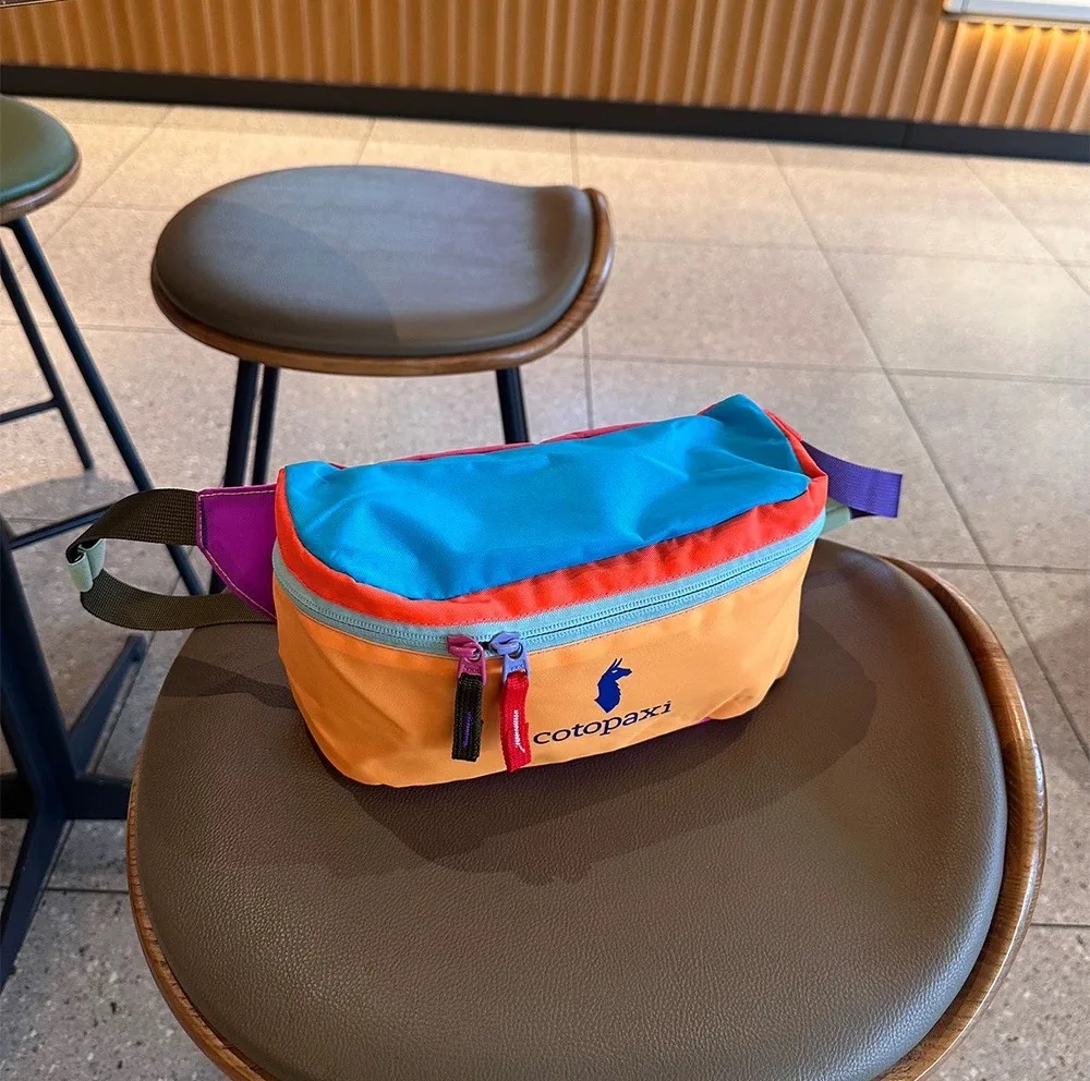 Bolsa de Cintura COTO Alpaca Dopaamine de Gran Capacidad, 3L, Bolsa Deportiva de Pecho, Impermeable, de Nailon, Bolsa de Hombro Individual, Bolsa Cruzada