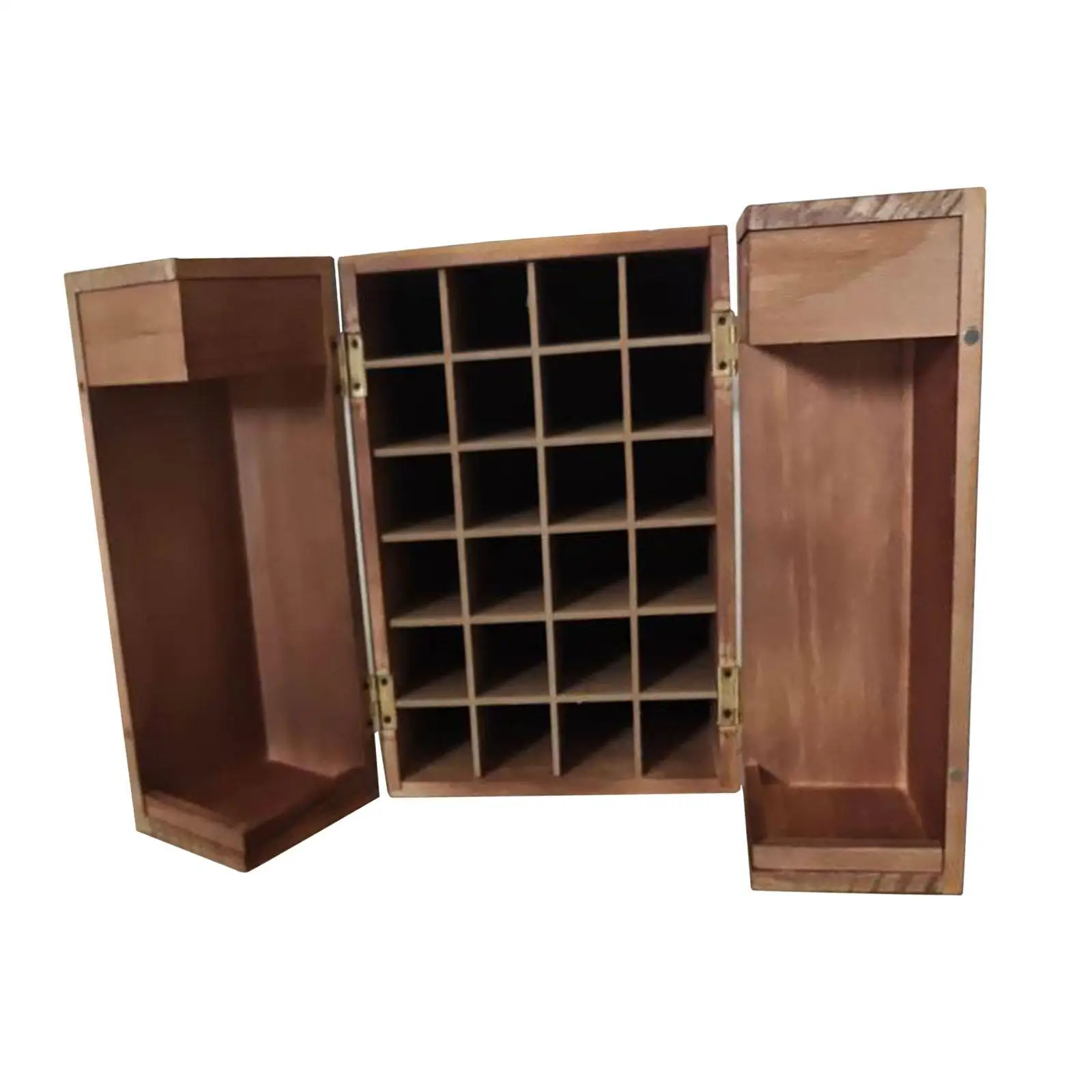 Unfinished Wood Keepsake Box for Essential Oils Storage Bin Organizer Jewelry Safe Box for Home and Gift