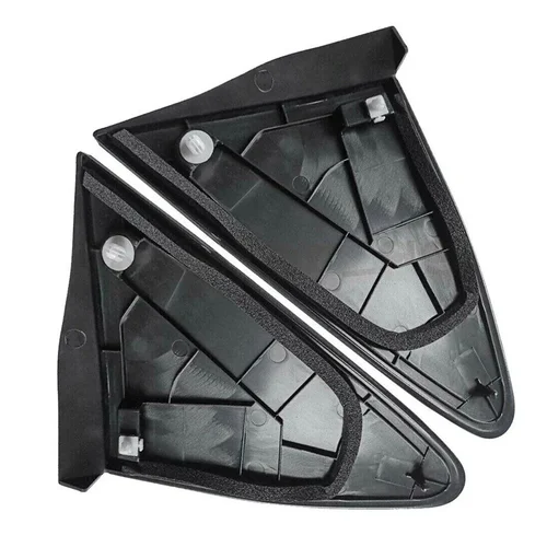 Imagen 2 del producto Cubierta triangular para espejo retrovisor delantero de coche, Panel de cubierta embellecedora 60117-0D111 60118-0D111 para Toyota Yaris 2012 2013 2014