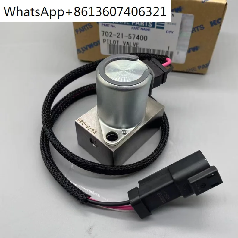 

PC200-7 PC210-7 PC200-8 Hydraulic Solenoid Valves 702-21-57400 For Komatsu Excavator Parts 7022157400