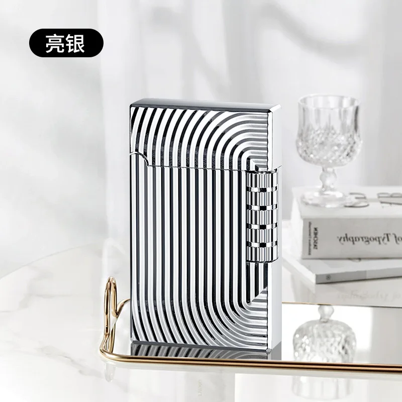 Remarks on Fire Gas Lighter High-value Side-slip Retro Classic Steel Sound Men's Gift - Image 6