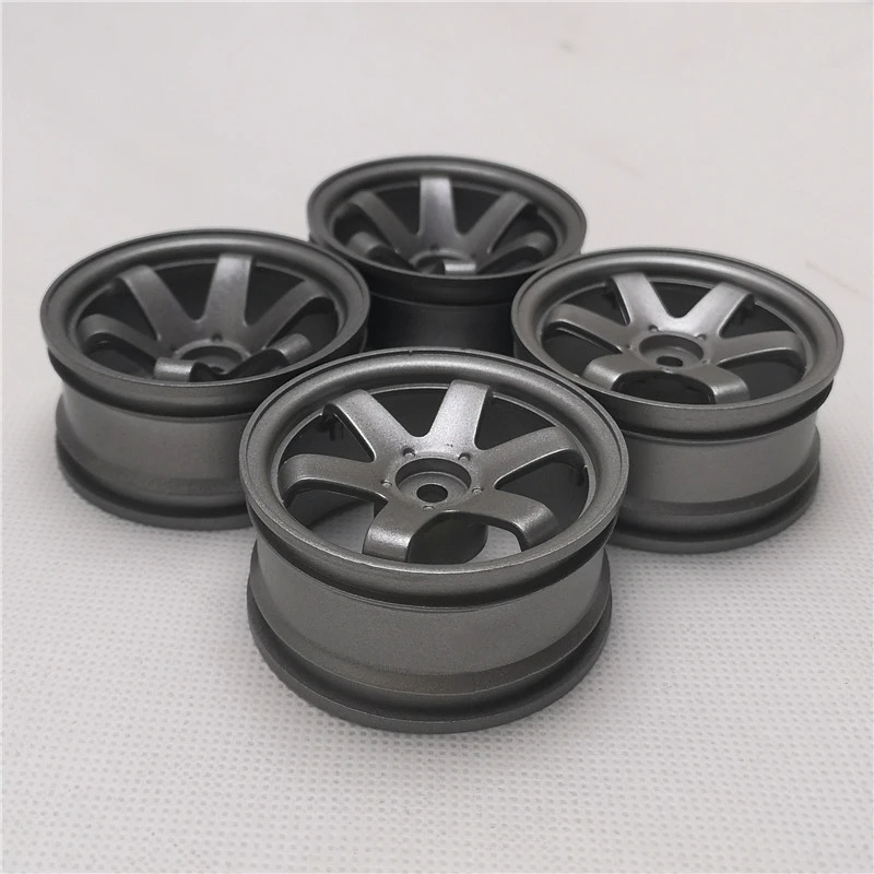 4pcs 3/6/9mm Offset RC Car 1/10 Scale Plastic Wheels Rims Drift On road Touring Model Hobby