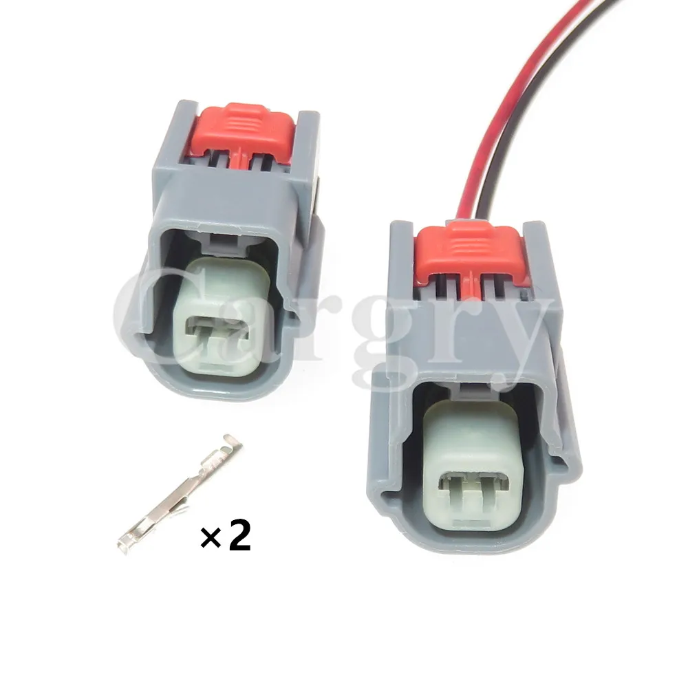 

1 Set 2P 0.6 Series Auto Collision Knock Sensor Socket 13610095 Cable Connector AC Assembly For Cadillac Buick