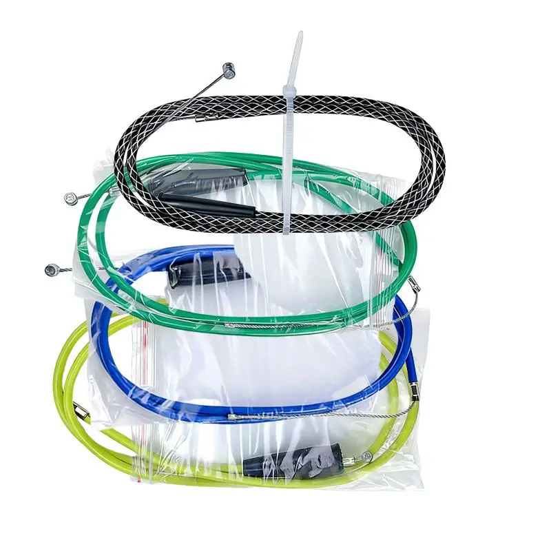 【K】1Pcs Motorcycle Universal Accelerator 990mm 1200mm Straight Connection Throttle Cable For Motorcycle ATV CQR CRF Bike