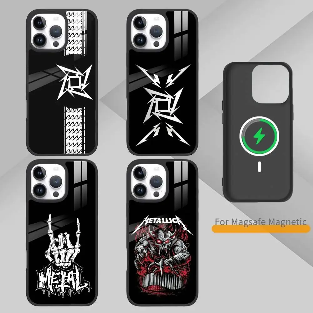 

72 Seasons M-Metallica Phone Case For iPhone17,16,15,14,13 Plus,Pro Max Magnetic For Magsafe Wireless Charging