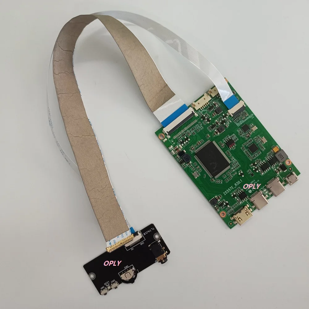 

EDP Controller board Type-C for NV173FHM-NX3 NV173FHM-NX4 NV173FHM-NY1 NV173FHM-NY2 1920X1080 Mini HDMI-compatible Micro USB LED