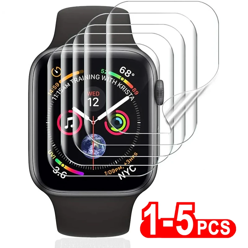 1-5pcs Soft Hydrogel Film For Apple Watch Ultra 49mm Screen Protector for iWatch Series 9 8 7 SE 6 41mm 45mm 44mm 40mm 42mm 38mm