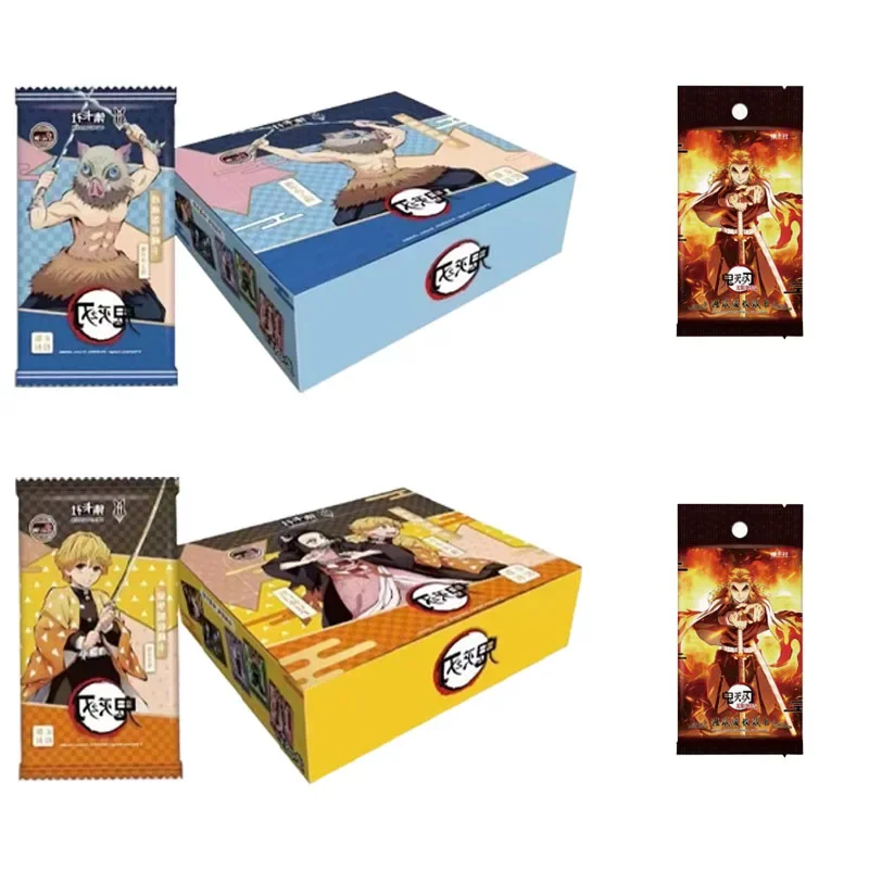 HOT Original Demon Slayer Cards Infinite Train SSP Card Diamond Rare Card Tanjirou Kamado Nezuko Character Collection Card Gifts