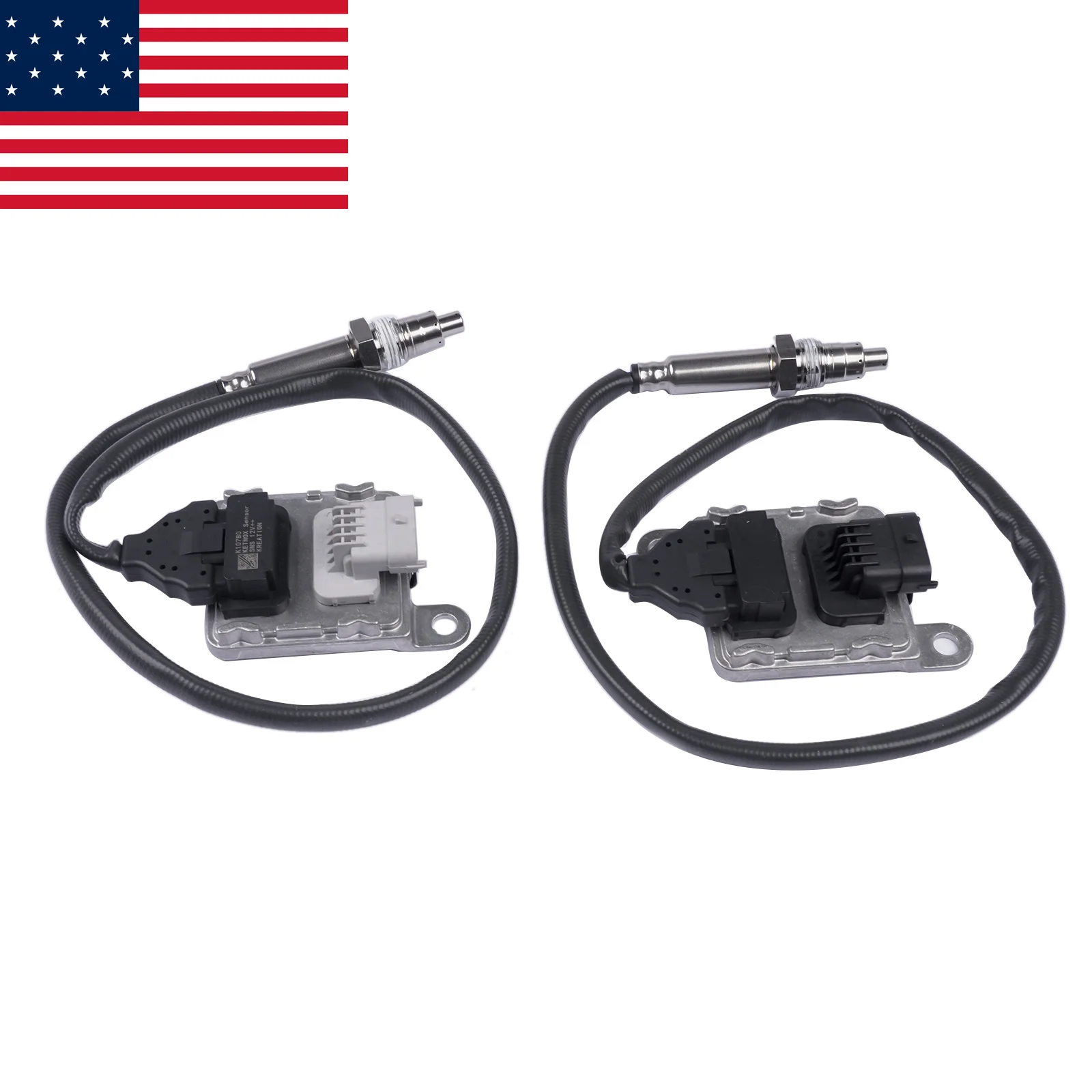 AP03 2Pcs 22303390 Inlet & Outlet Nitrogen Oxygen Sensor Replacement for 2011-2022 Volvo D11 D13 D16 VNL 2013-2016 Mack M8 M7 CXU612 CXU613 CHU612 GU712 GU812 NOx Sensor 22303391