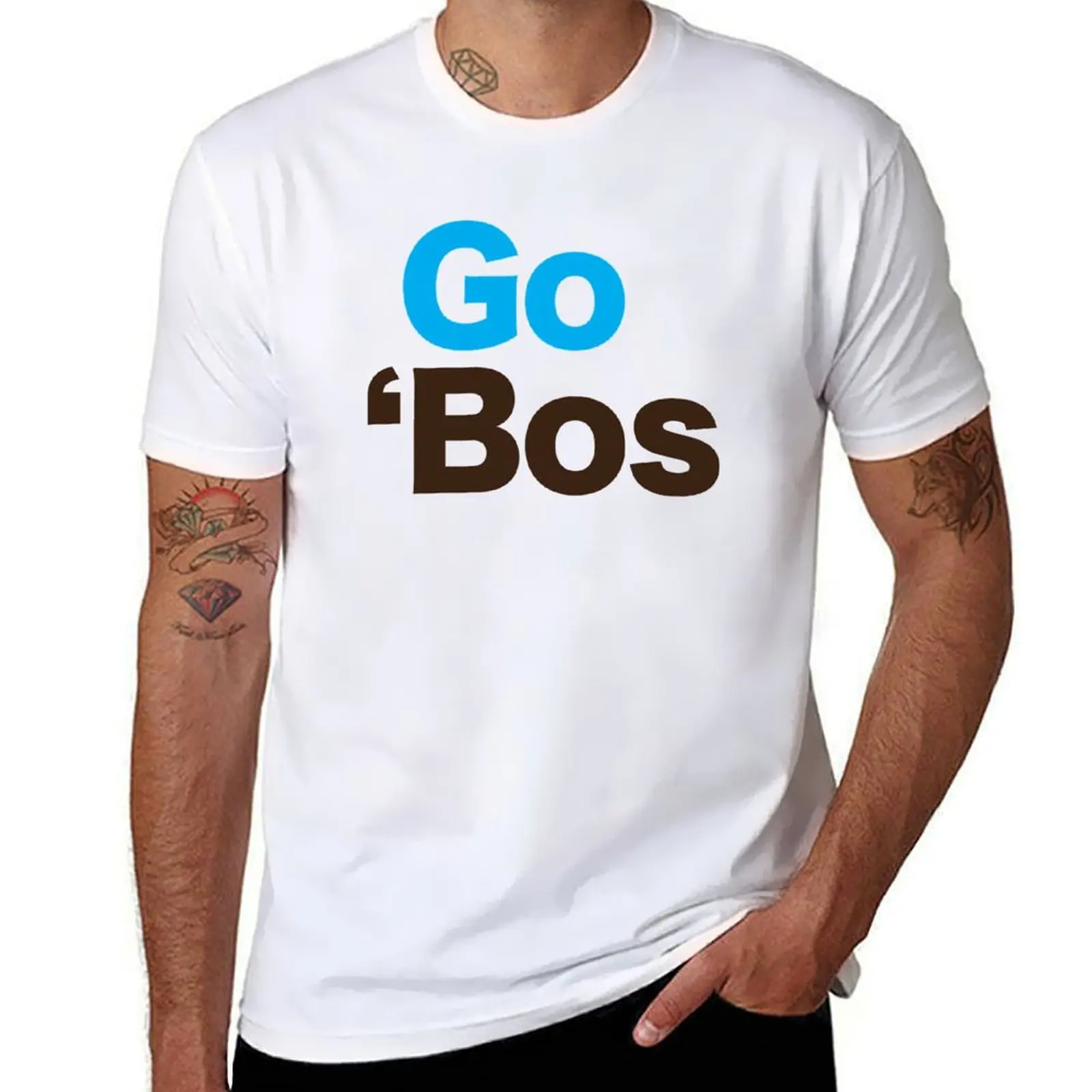 

Go 'Bos (Tufts University Jumbos) T-shirt cute clothes korean fashion t shirts for men