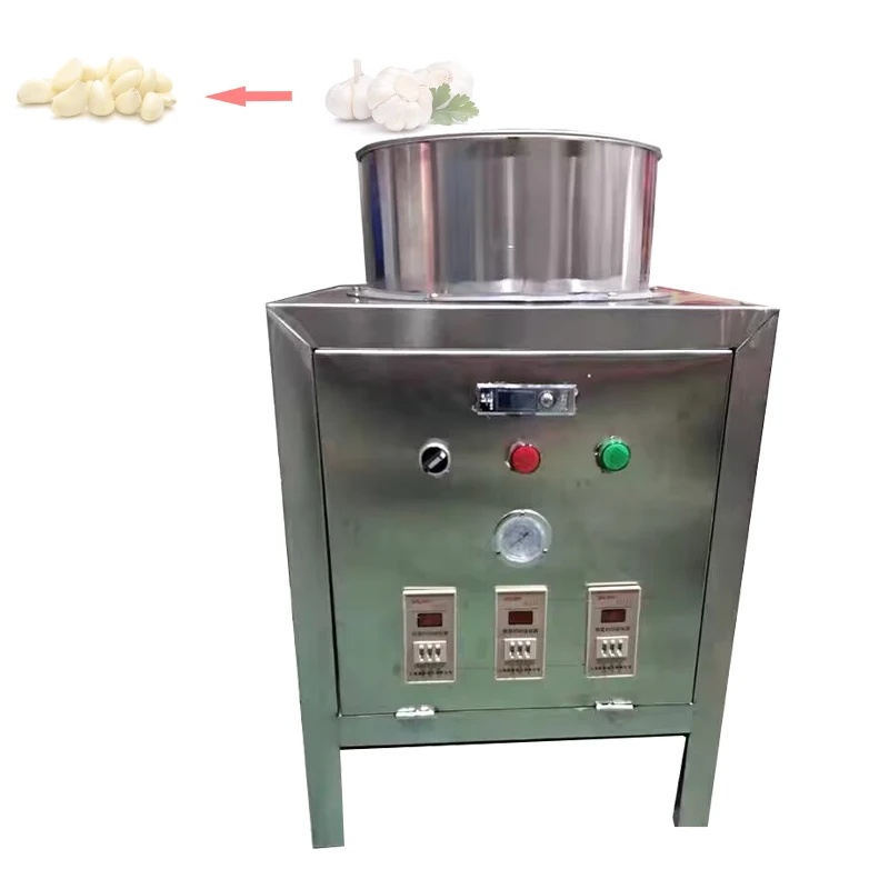 ماكينة تقشير الثوم الأوتوماتيكية 150 كجم مزيل الجلد الكراث آلة تقشير الثوم للأغراض التجارية