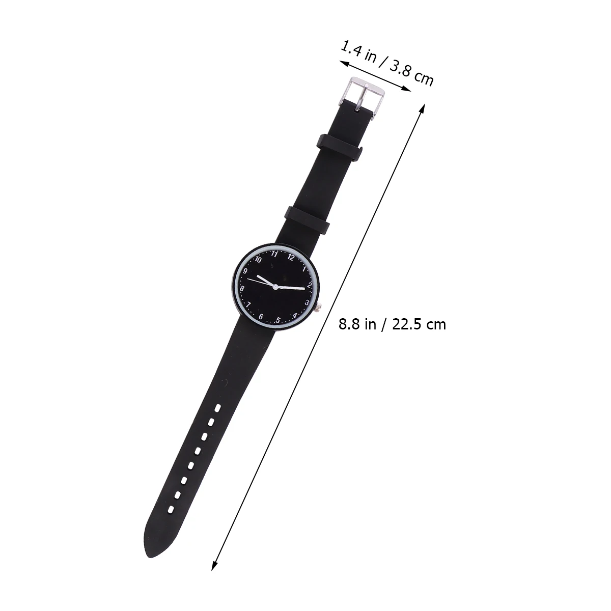 

2pcs Girls Solid Fashionable Wristwatch For Students Durable Pc Movement Delicate Pointer Clear Numbers Creative