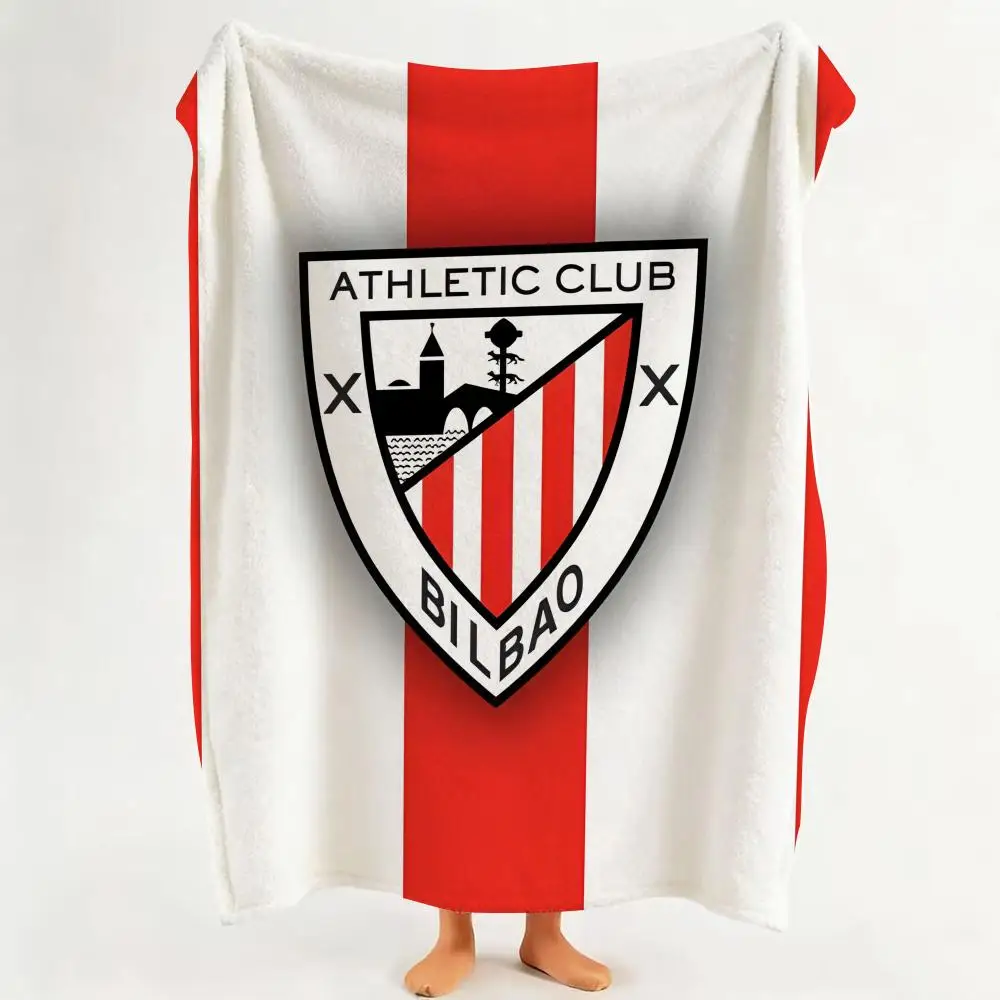 Logo A-Athletic B-Bilbao L-Logo Throw Flannel Throw Blanket Suitable for Sofa、Living Room、Bedroom