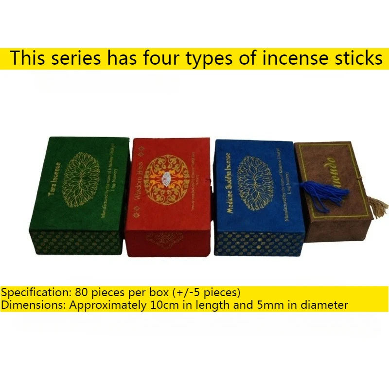 Nepalese Handmade Stick Incense/Temple Worship and Offerings To Buddha StudyRoom Meditation Indoor Purify The Air Calm The Mind
