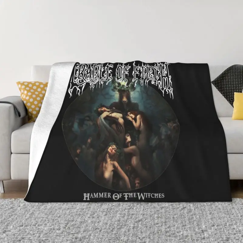 Tn2212 Cradle Of Filth Hammer Of The Witches Blanket Quilt Classic Dual Purpose Bedding Throws For Sofa Bedroom