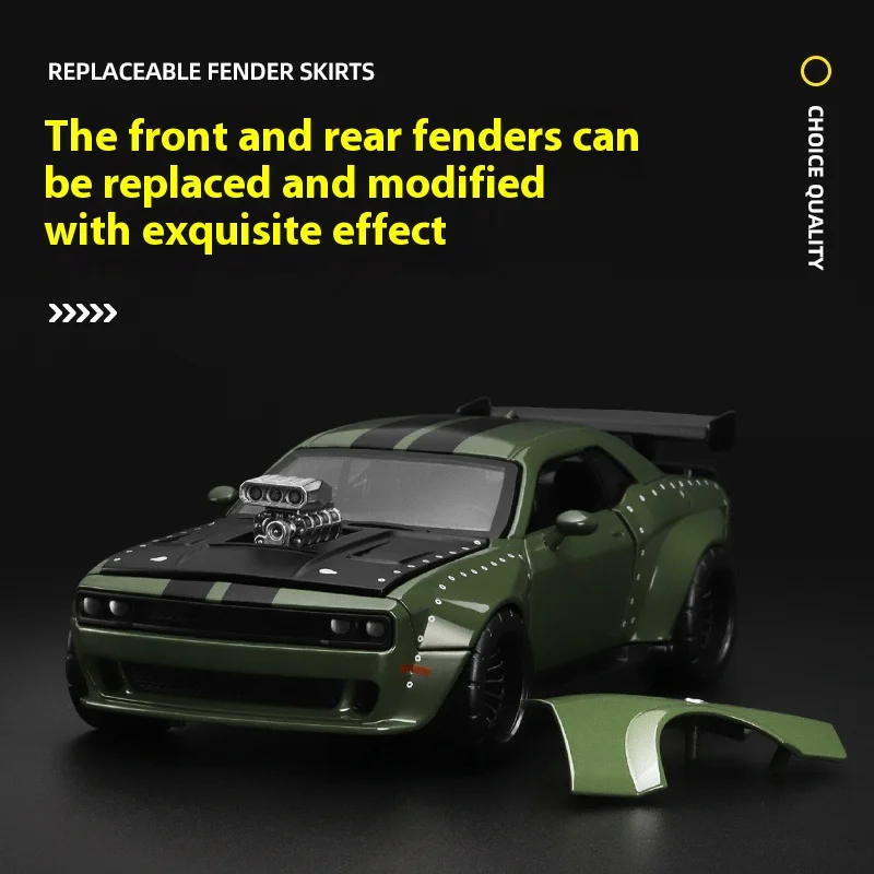 CCA 1:36 ダッジチャレンジャー SRT JAILBREAK 組み立て修正バージョン