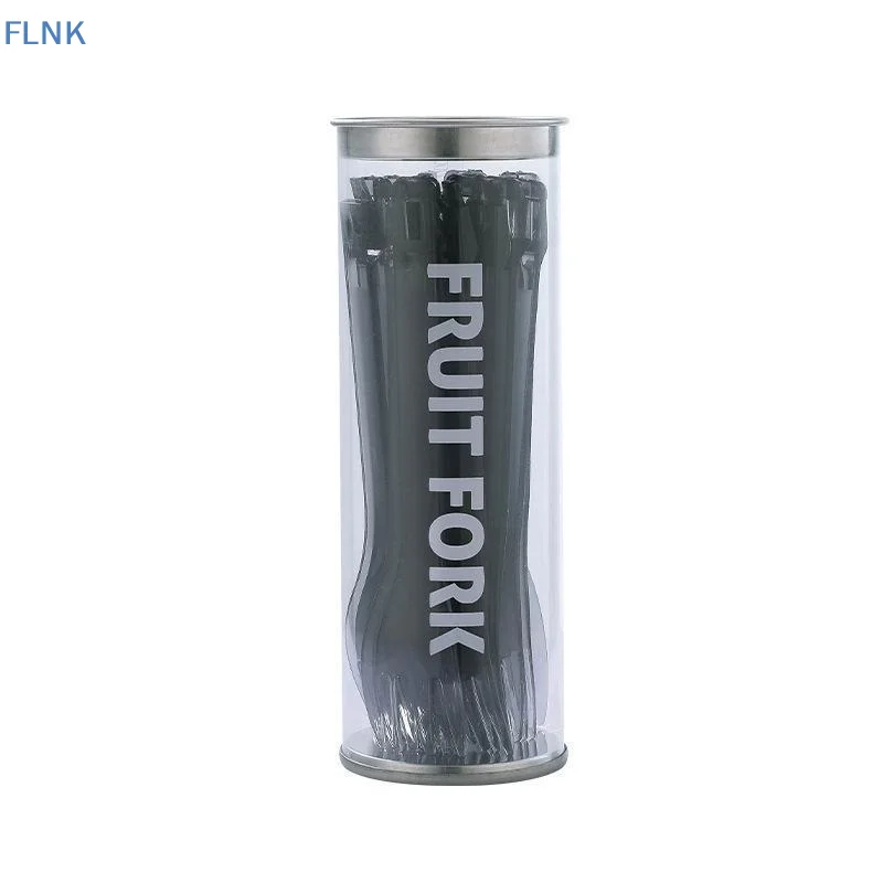 【KC】Fruit Fork Set 20 PCS Detachable 2-in-1 Food Clip Heat Resistant Plastic Handle for Buffet Dessert Snack Appetizer