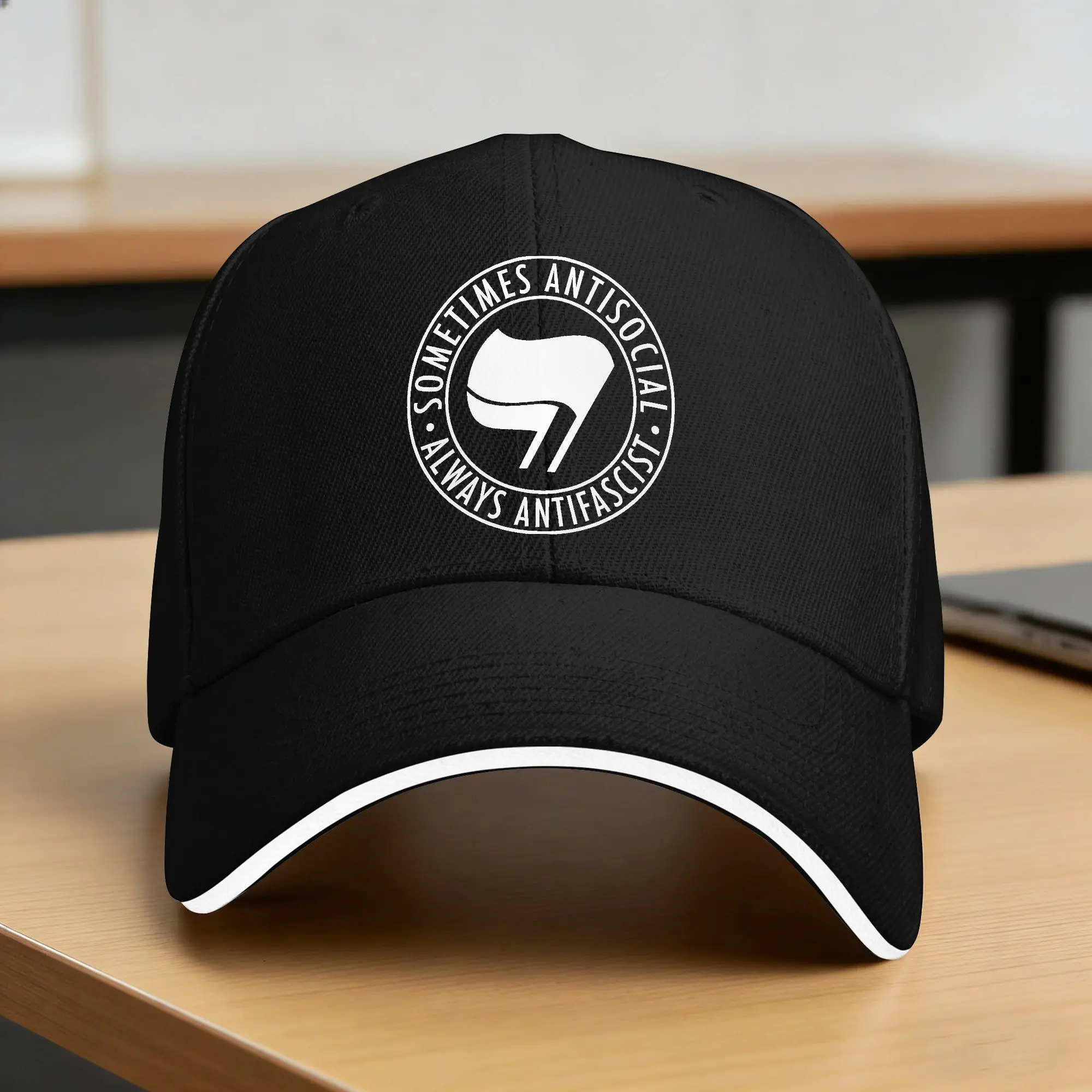 Anti Fascist Action Sun Baseball Cap Summer Women Men  Design Trucker Hat High Quality y2k Retro Kpop Rock Snapback Cap
