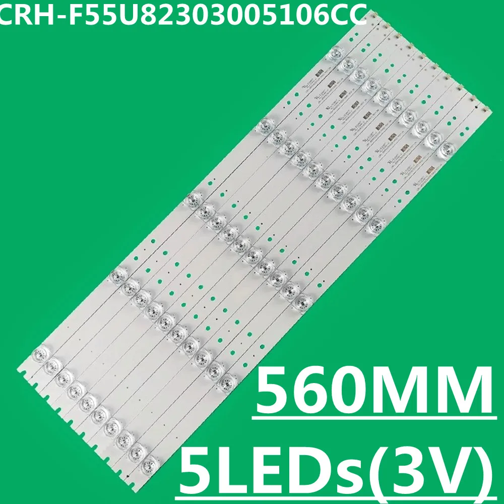 

10 шт. светодиодная лента для подсветки для CRH-F55U82303005106CC-REV1.0 55K90 LS55AL88K20 LS55AL88K51A3 LS55AL88Z72 LS55AL88K81 LE55U6600UAX